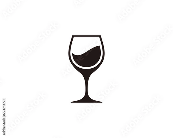 Obraz Wine icon symbol vector