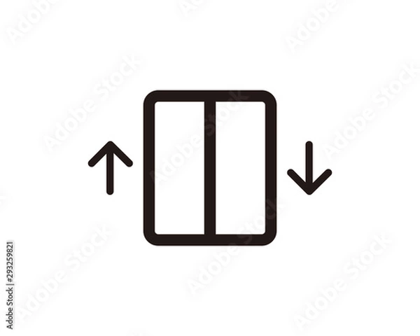 Obraz Elevator icon symbol vector