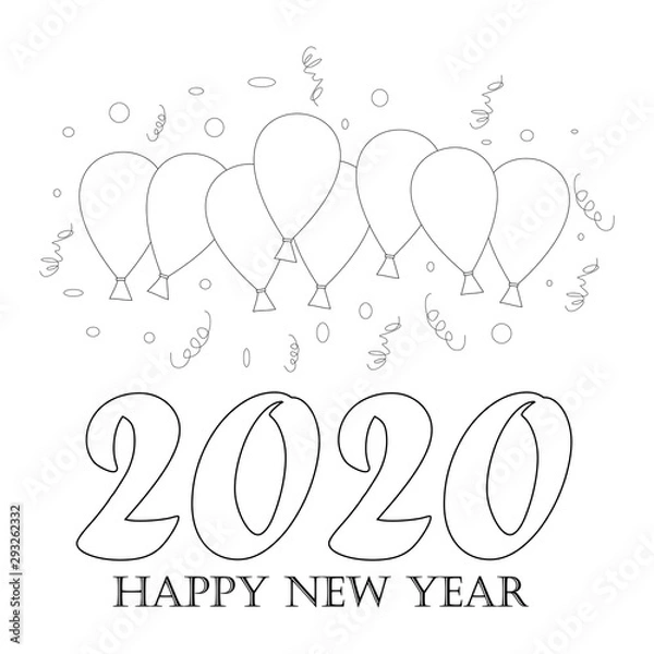 Obraz Happy New year.2020