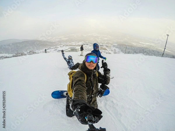 Obraz Snowboarding in Niseko