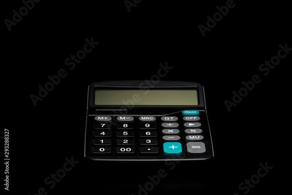 Fototapeta 電卓 黒背景