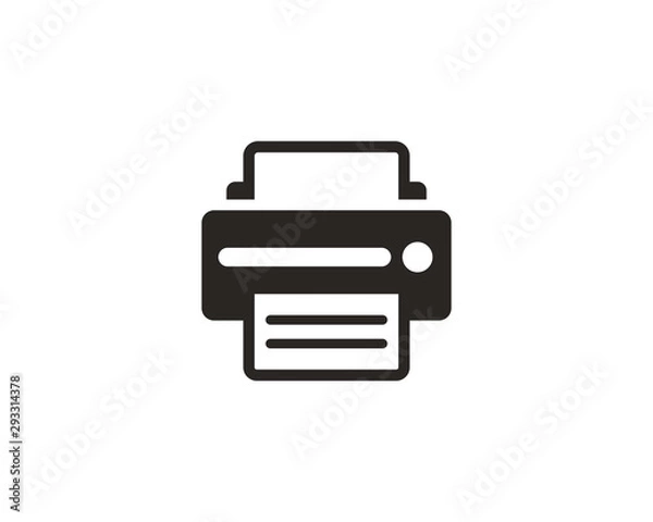 Obraz Printer icon symbol vector