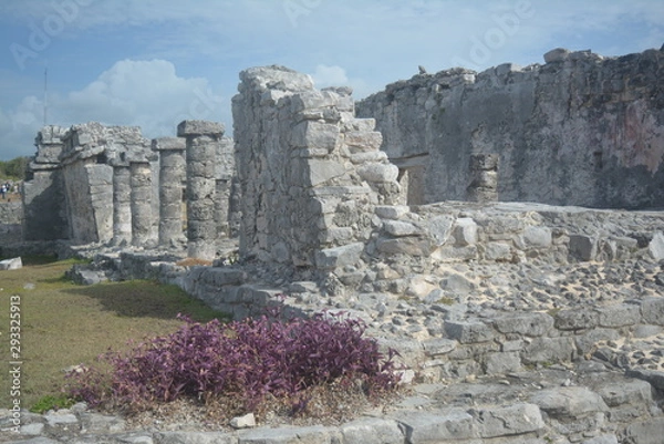 Obraz Maya Ruine Meer Mexiko 