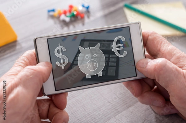 Fototapeta Concept of money saving
