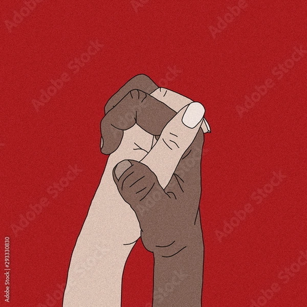 Obraz Diamoci la mano