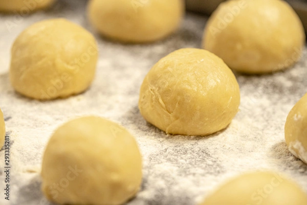 Fototapeta Brötchen backen