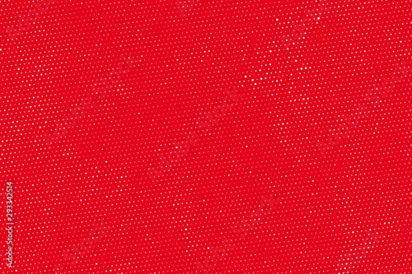 Obraz Abstract white dots on red backdrop. Grunge Dotted vector background. Vector template for graphic and web designs
