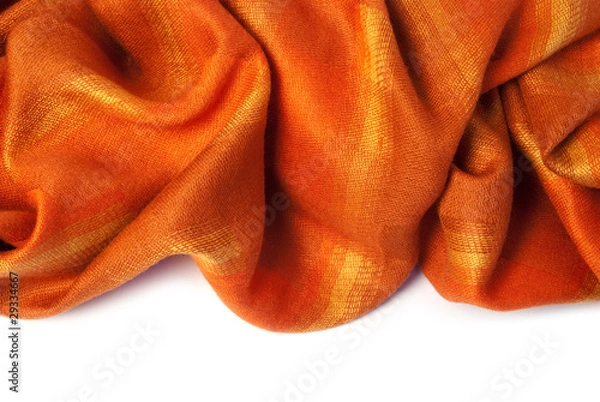 Obraz Orange cashmere closeup