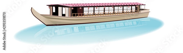 Fototapeta 屋形船