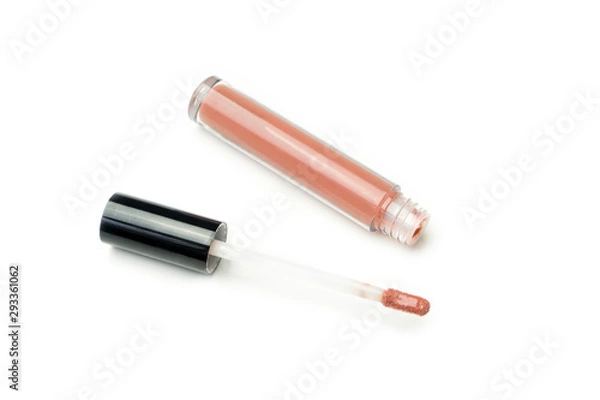 Obraz lipgloss on white background 