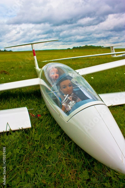 Fototapeta Planeur modèle réduit