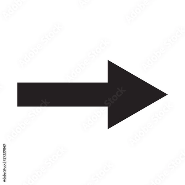 Obraz arrow for white backround