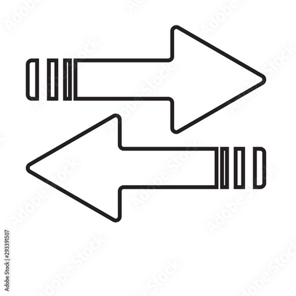 Fototapeta arrow icon