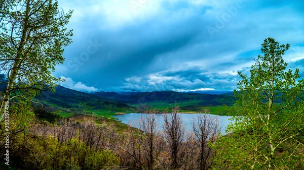 Fototapeta The most beautiful view of the lake