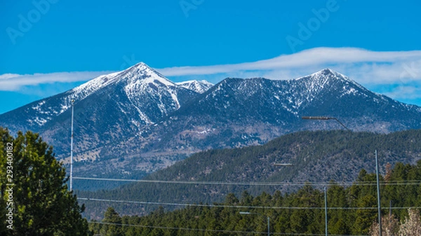 Obraz Snow covered mountain in Flagstaff