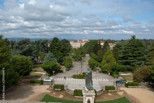 Obraz Santiago de Compostela. Blick über den Platz