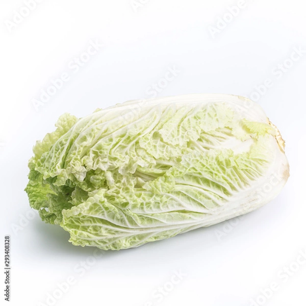 Obraz chinese cabbage on a white background