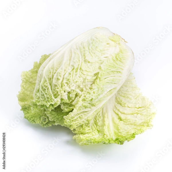 Obraz chinese cabbage on a white background