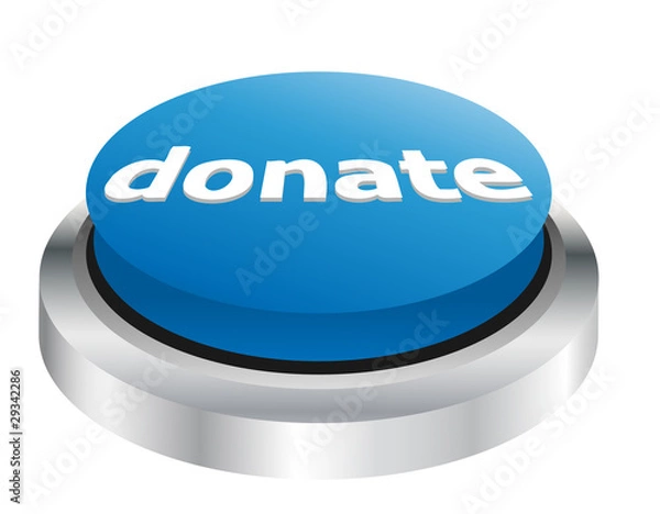 Obraz Donate button