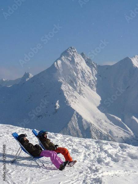 Obraz Ralaxing in the mountains with a view