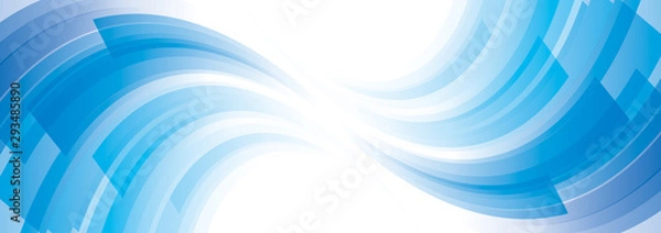 Fototapeta アブストラクト　曲線　青