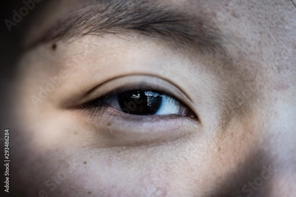 Obraz Macro asian eye