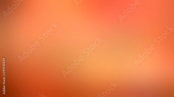 Fototapeta Autumn colors abstract blurred background. Juicy orange soft texture.
