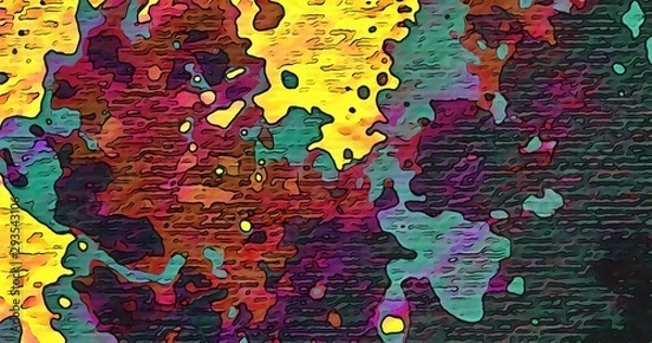 Obraz Creativity conceptual texture. Painting in oil abstract background. Wallpaper in modern style.