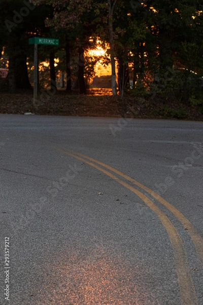 Fototapeta Windy road