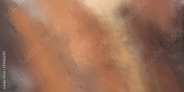 Fototapeta abstract universal background painting with pastel brown, old mauve and burly wood color and space for text. can be used as wallpaper or texture graphic element