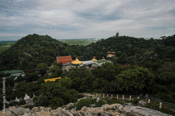 Obraz Thai temple in the mountains