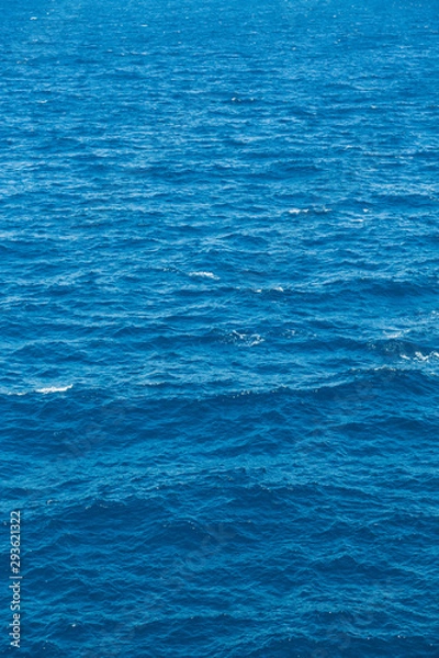 Obraz Abstract blue water sea for background or texture, vertical