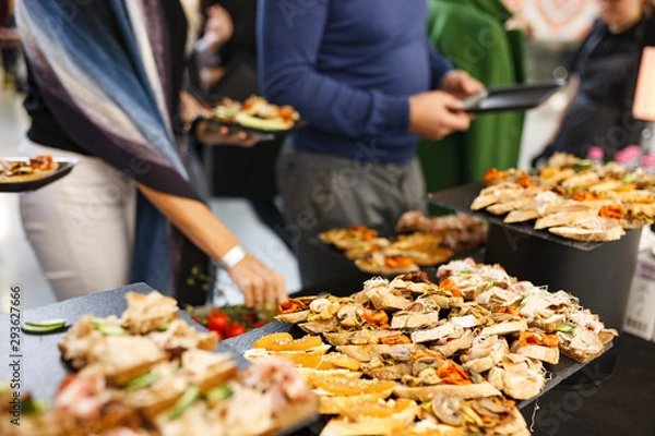 Obraz Food and drinks for corporate events, parties, conferences, summits.