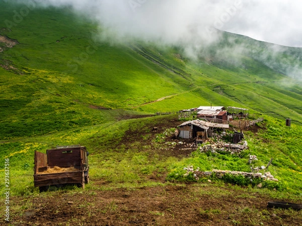 Obraz Small dairy farm in the mountains of Dilijan national park, Armenia