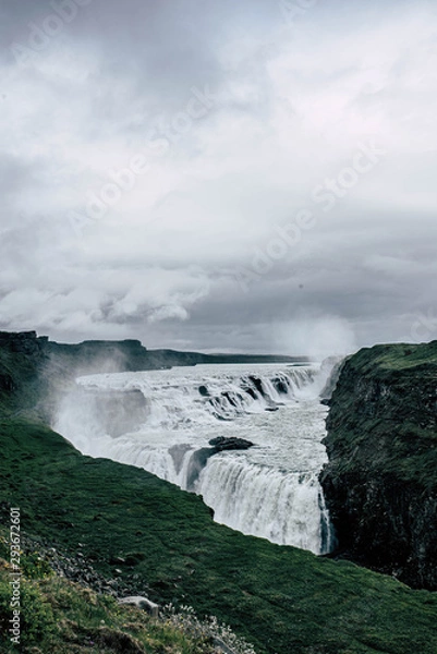 Obraz panoramic view of waterfall