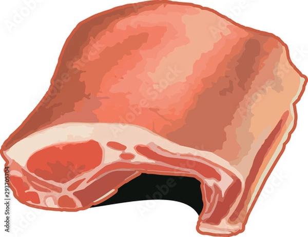 Fototapeta  LAMB PORK FOR SOUP AND HOT