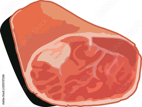 Fototapeta pork knuckle for broth and filling