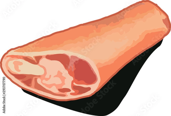 Fototapeta  pork shank for broth and filling