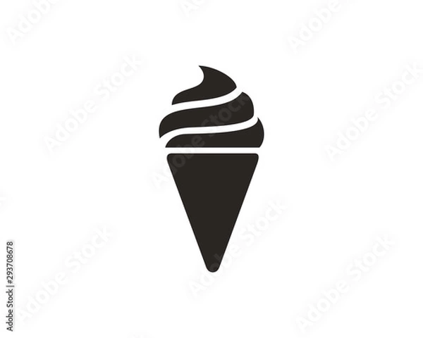 Obraz Ice cream icon symbol vector