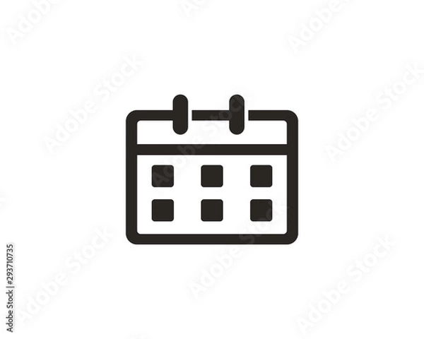 Obraz Calendar icon symbol vector