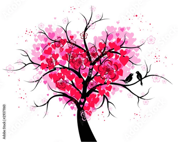 Fototapeta Heart tree