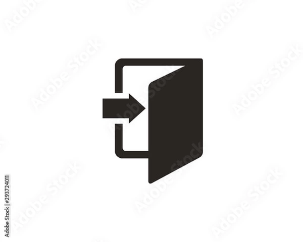 Obraz Enter icon symbol vector