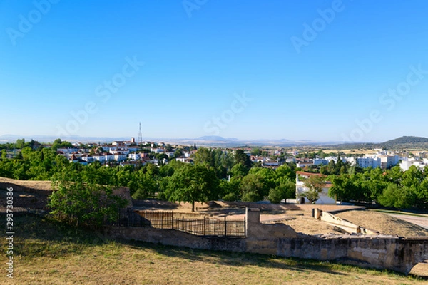 Fototapeta L'aqueduc de Elvas et la ville de Elvas
