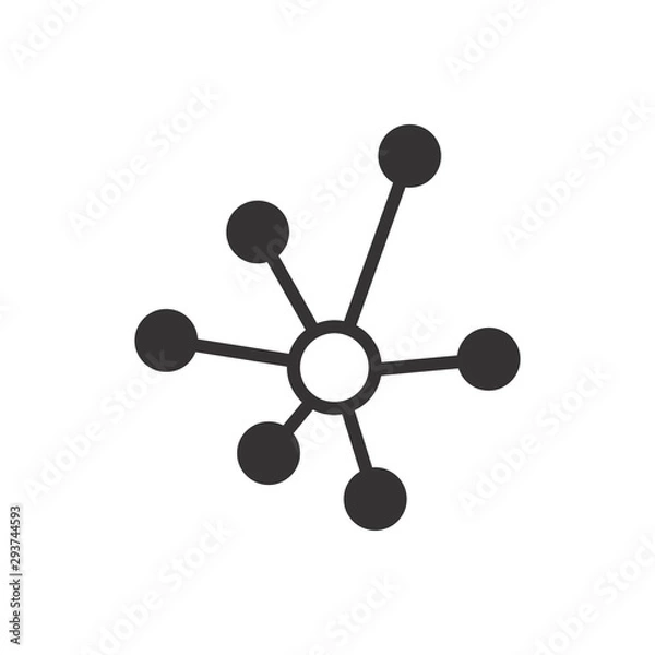 Obraz Conection Icon Vector Illustration