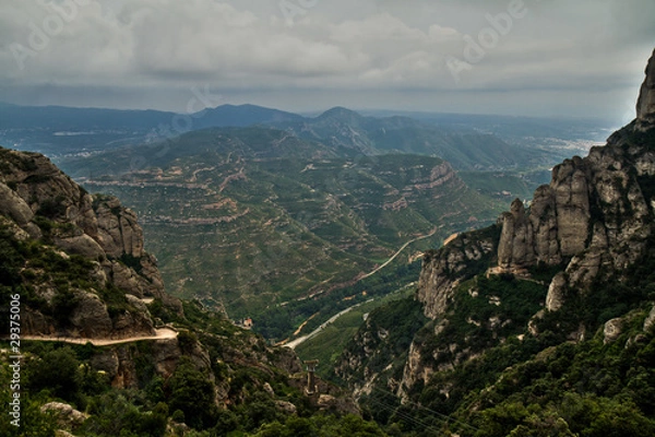 Obraz Mountains montserrat, Spain