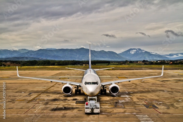 Obraz Airplane preparing to flight