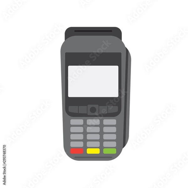 Obraz Pos terminal payment. 
