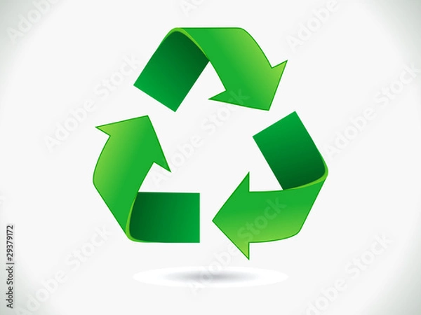 Obraz abstract recycle icon