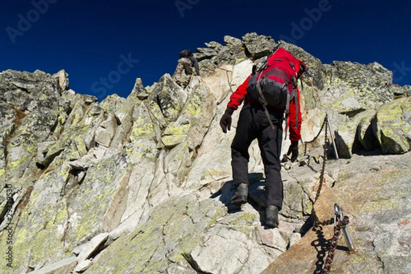 Obraz Mountain climbers