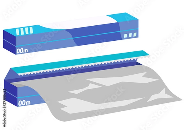 Fototapeta アルミホイルセット